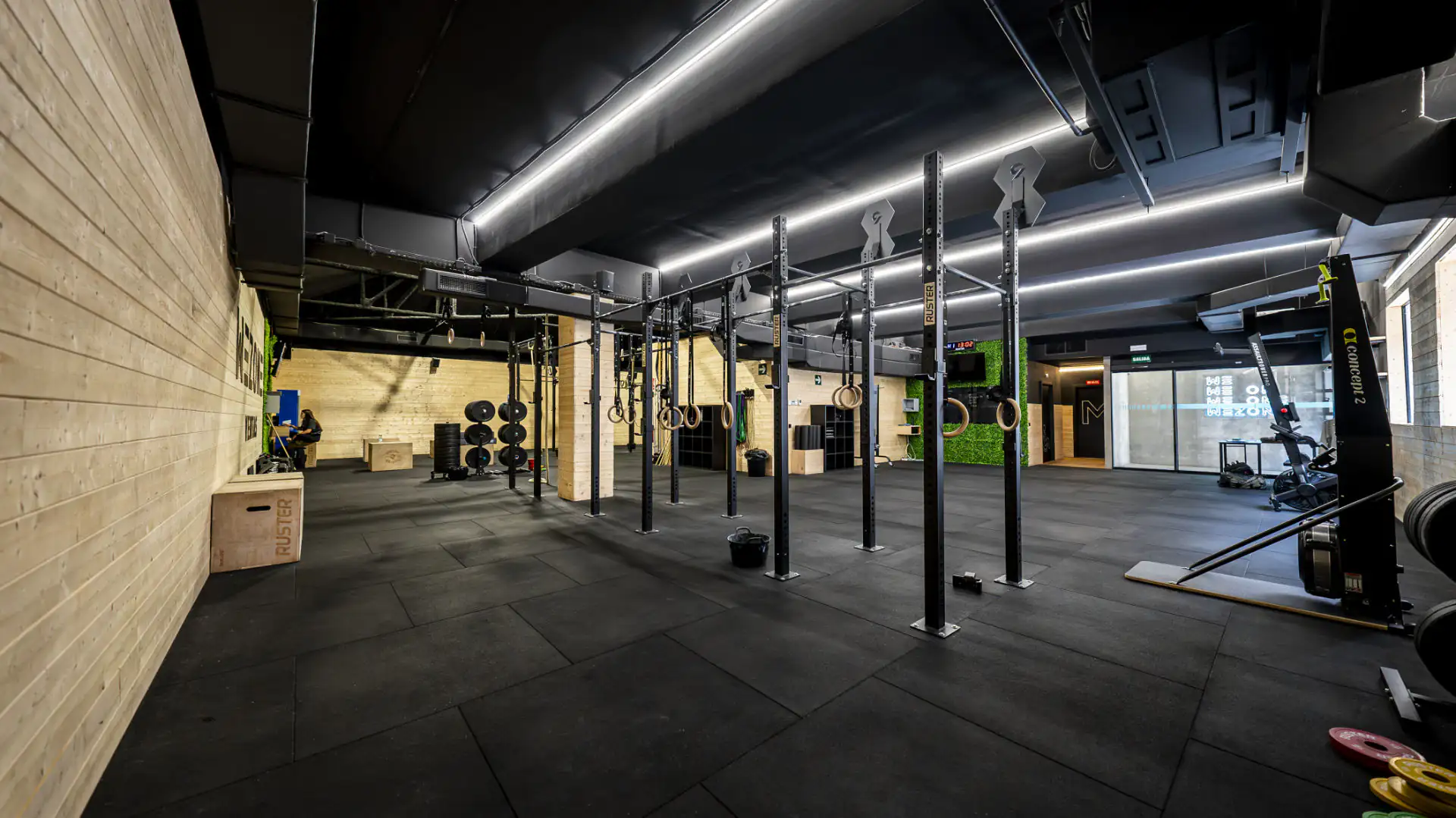 estudio de crossfit vacío